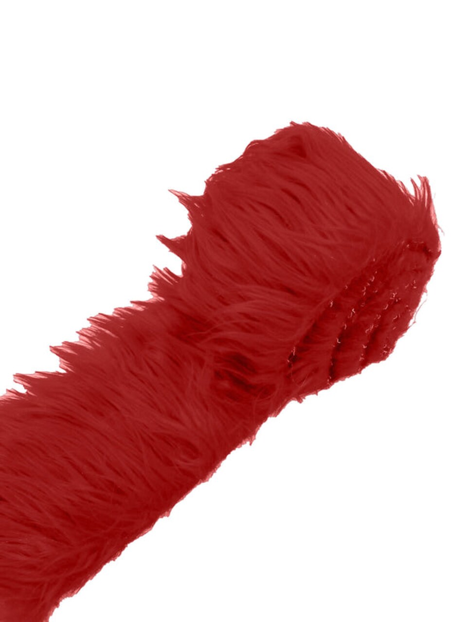 18" x 60" Size Long Pile Shaggy Faux Fur Strip Fabric for Crafts Costumes Home Decor Trim